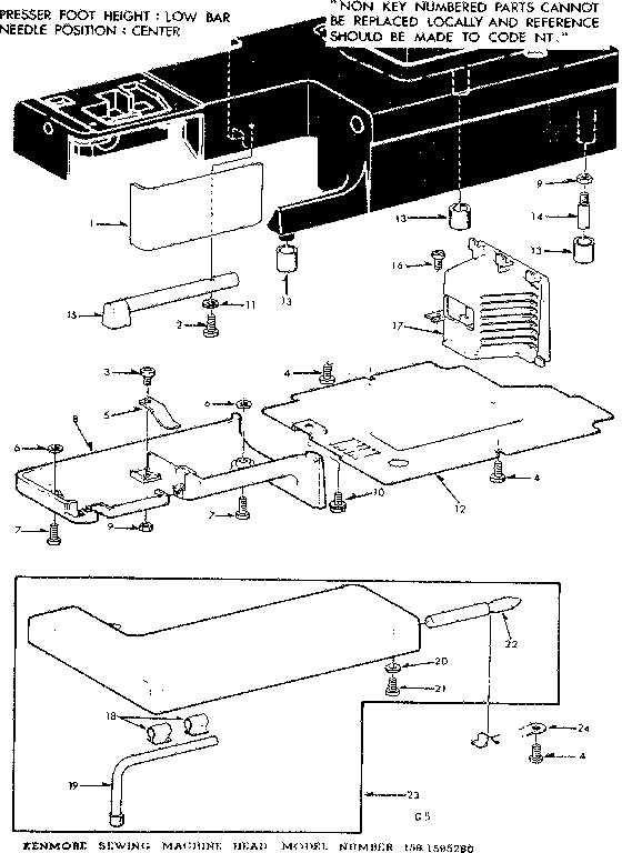 Working table assembly