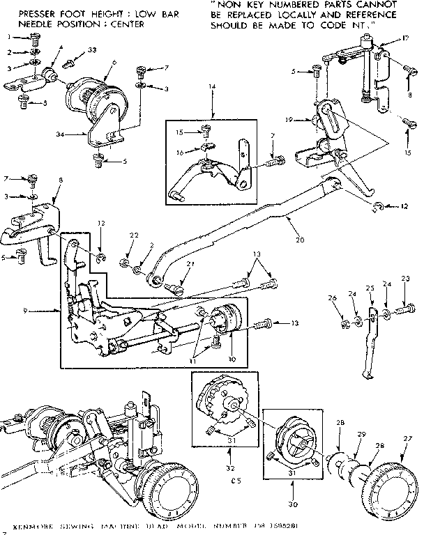 Zigzag guide assembly