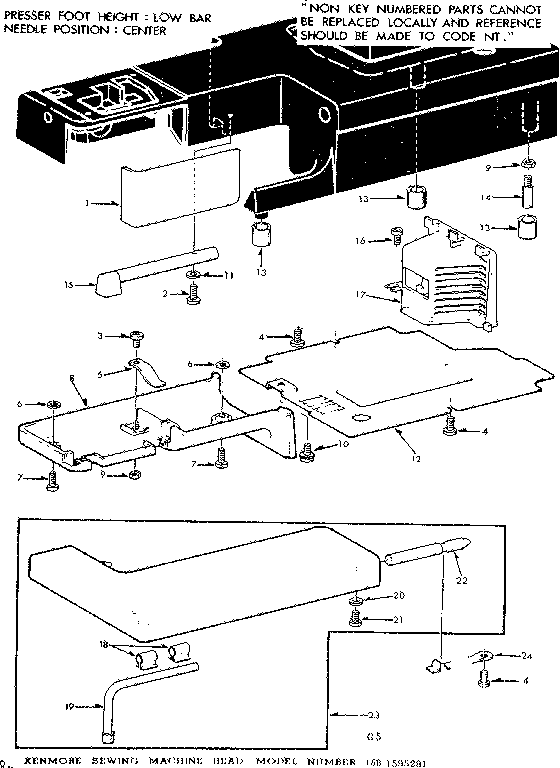Working table assembly