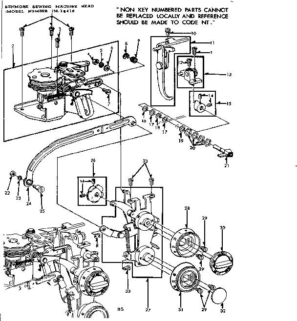 Zigzag guide assembly