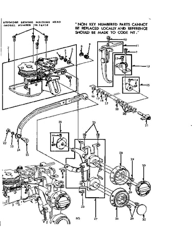 Zigzag guide assembly