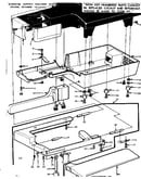 Working table assembly