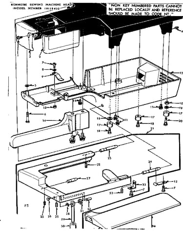 Working table assembly