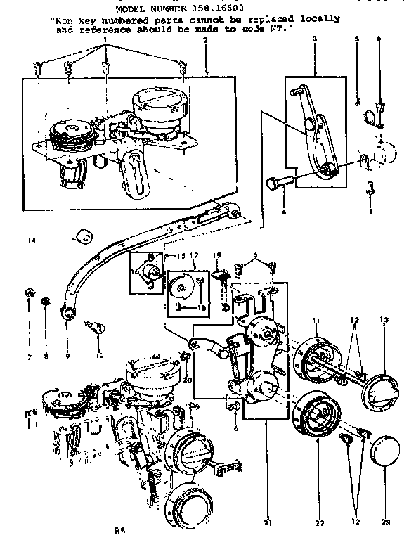 Zigzag guide assembly