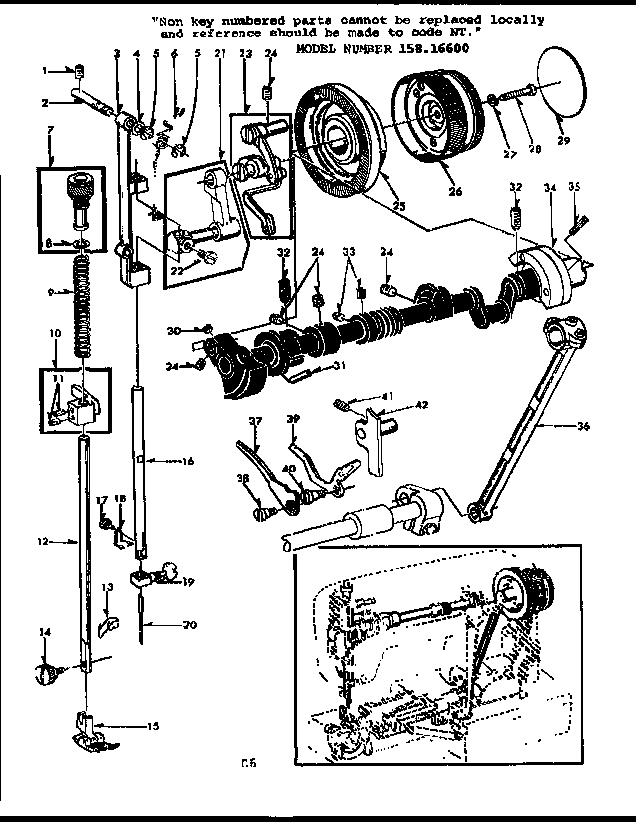 Presser bar assembly