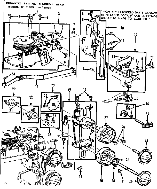 Zigzag guide assembly