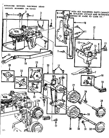 Zigzag guide assembly