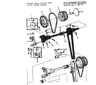 Kenmore 15816800 belt wheel assembly diagram