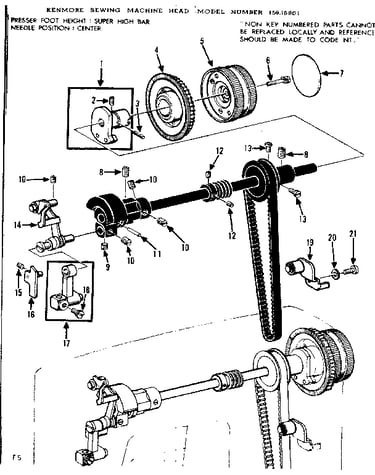 Take up lever assembly