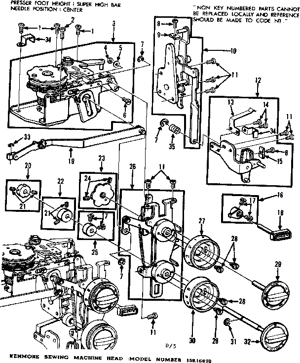 Zigzag guide assembly
