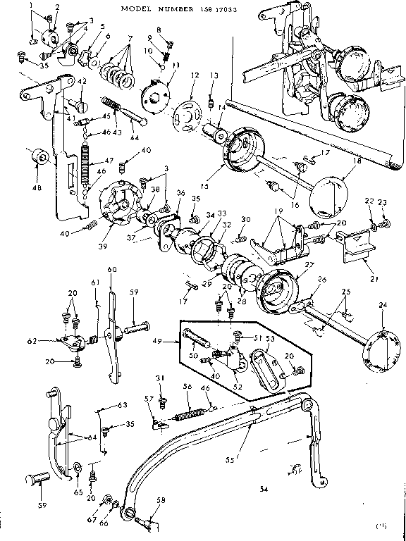 Zigzag guide assembly