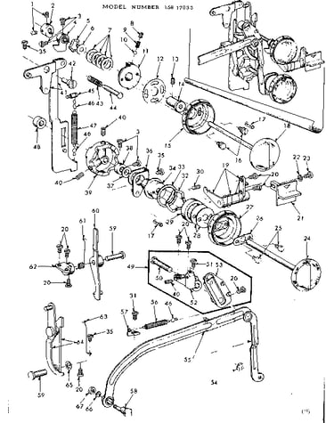 Zigzag guide assembly