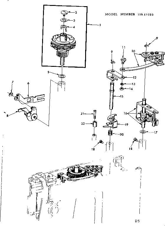 Geared cam assembly