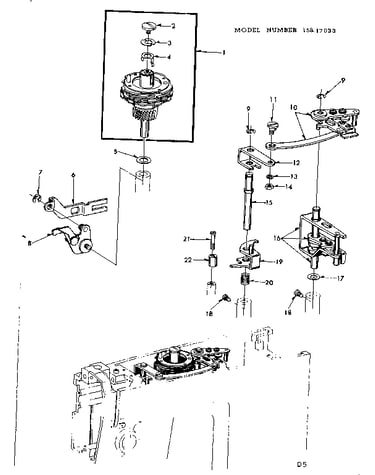 Geared cam assembly
