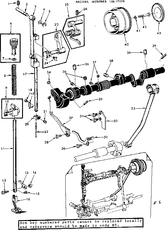 Presser bar assembly