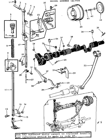 Presser bar assembly