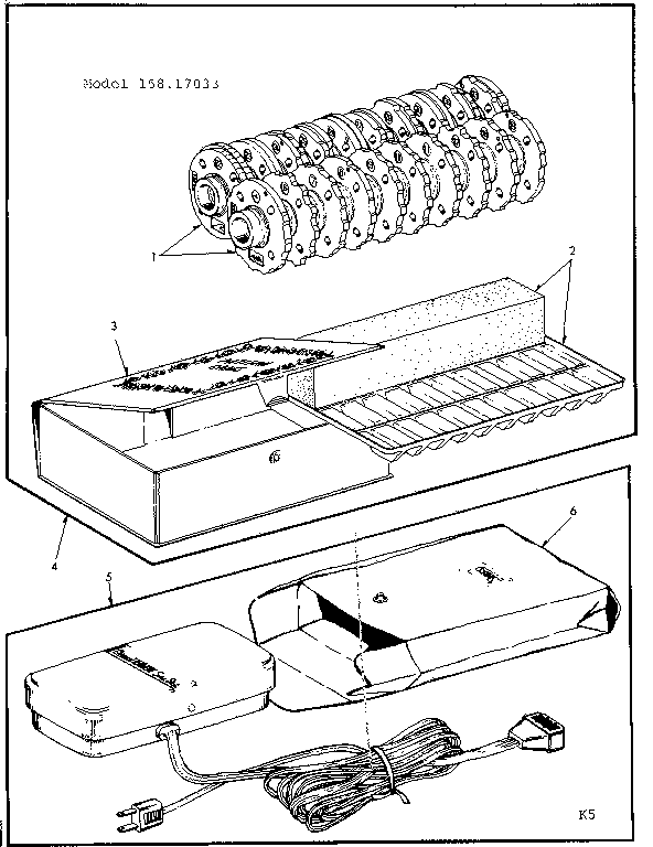 Pattern disc and foot control