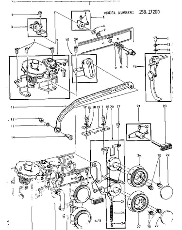 Zigzag guide assembly