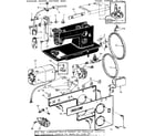 Kenmore 15817300 control panel assembly diagram