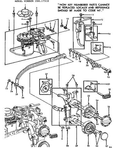 Zigzag guide assembly