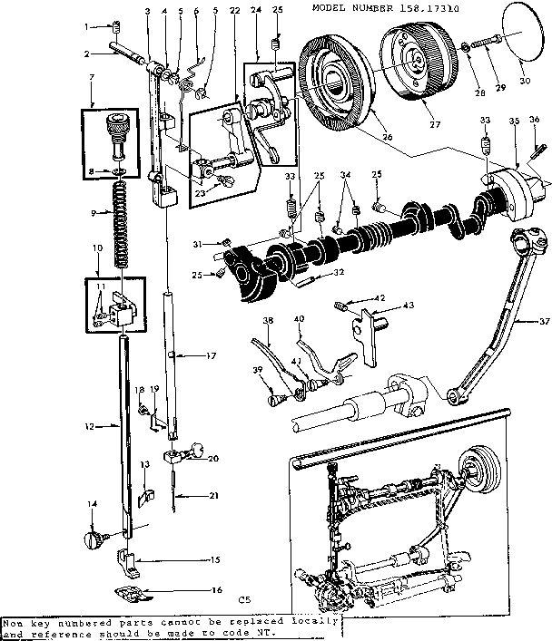 PRESSER BAR ASSEMBLY