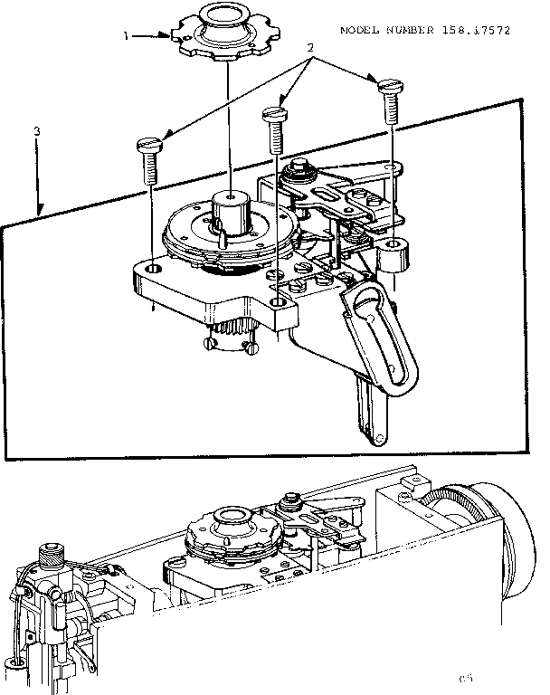 CAM HOLDER BRACKET AND DRIVER AXLE