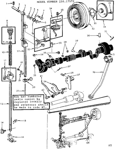 Presser bar assembly