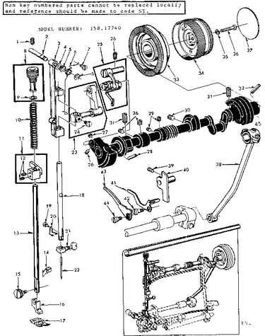 Presser bar assembly