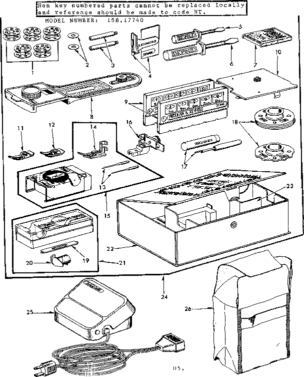 Attachment parts