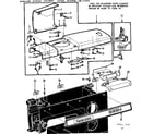 Kenmore 15817800 bobbin winder and top plate diagram