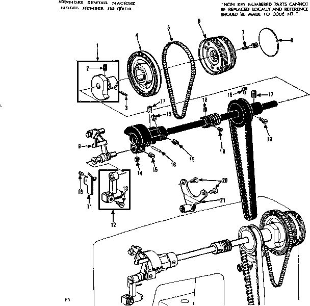 Take up lever assembly