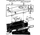 Kenmore 15817810 bobbin winder and top plate diagram