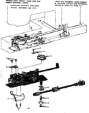 Bobbin case and feed dog