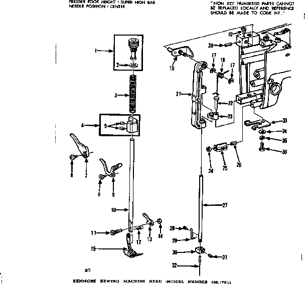 Presser bar assembly