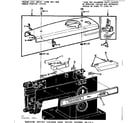 Kenmore 15817812 bobbin winder and top cover diagram