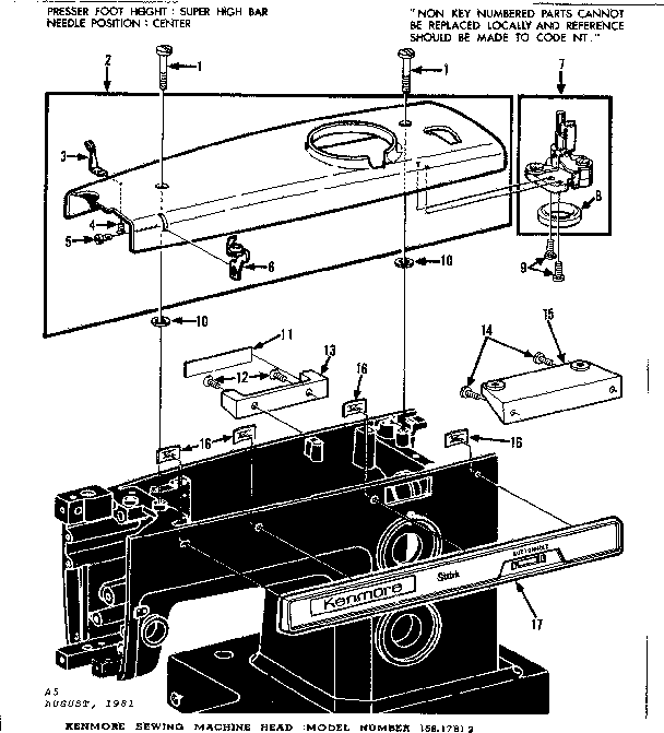 Bobbin winder and top cover