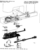 Bobbin case and feed dog