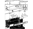 Kenmore 15817820 bobbin winder and top plate diagram