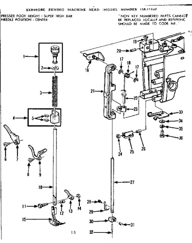Presser bar assembly