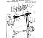 Kenmore 15817820 clutch wheel assembly diagram