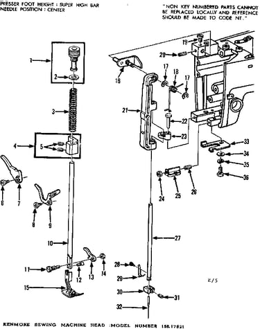 Presser bar assembly
