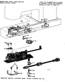 Bobbin case and feed dog