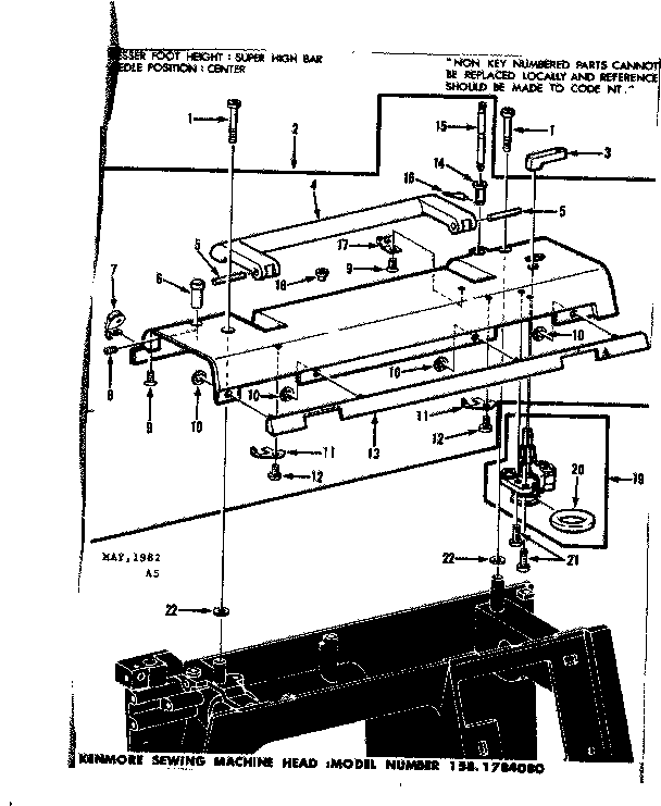 Bobbin winder and top plate