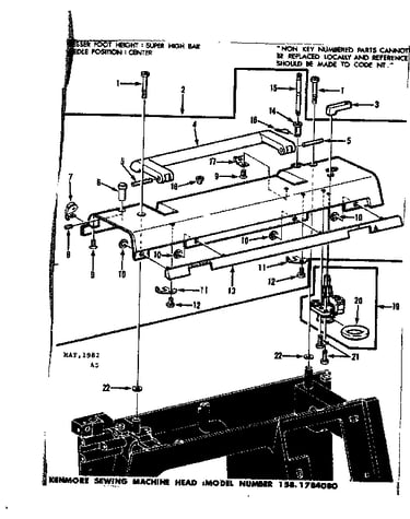Bobbin winder and top plate