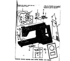 Kenmore 1581784080 needle plate and face plates diagram