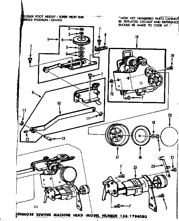 Zigzag guide assembly