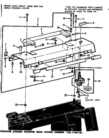 Bobbin winder and top plate