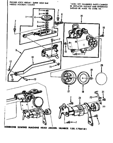 Zigzag guide assembly