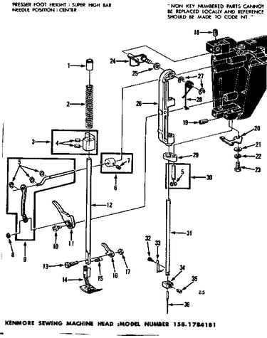 Presser bar assembly