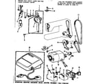 Kenmore 1581784181 motor assembly and foot control diagram